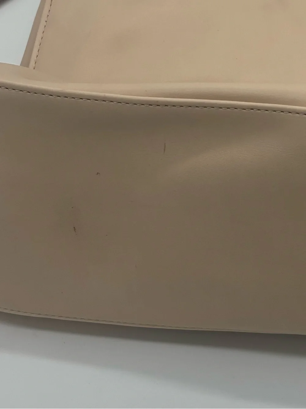 Nine West Taupe Satchel with Detachable Strap